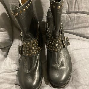 Frye biker/combat boots Women’s size 8
